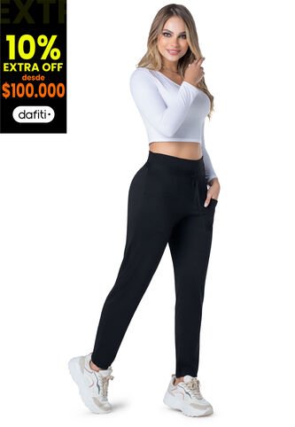 Pantalón Mujer Negro 32697 MP