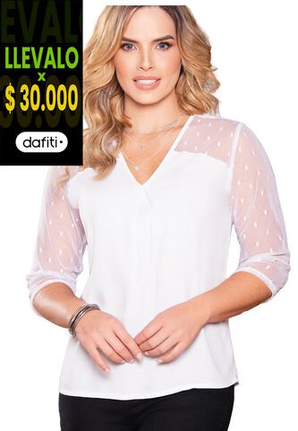 Blusa Adulto Blanco Mp 96193 MP