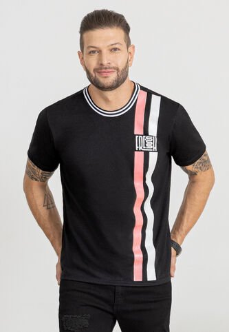 Camiseta Hombre Negro Mp 104405 MP