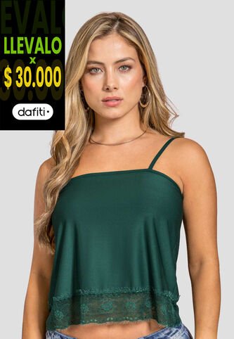 Blusa Mujer Verde Pino Mp 114387 MP