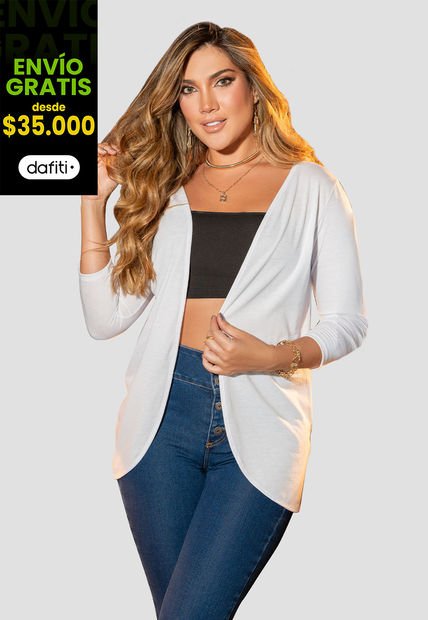 Cardigan Mujer Blanco Mp 105844