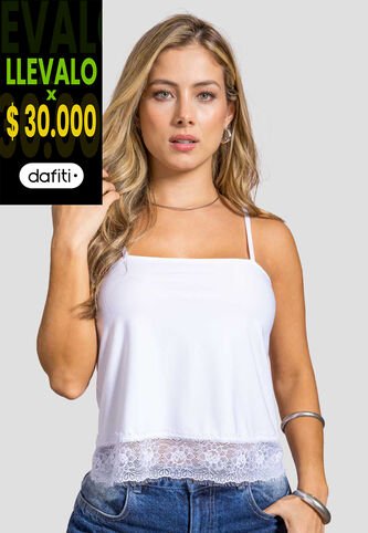 Blusa Mujer Blanco Mp 114387 MP