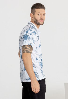 Polo Hombre Blanco Mp 103966