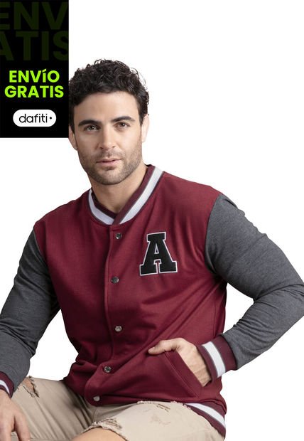 Chaqueta Masculino Vinotinto Mp 89880