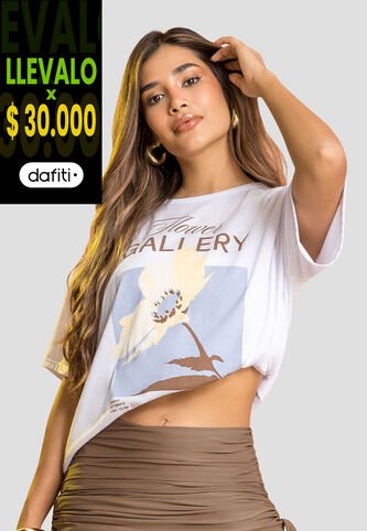Camiseta Mujer Blanco Mp 113830 MP