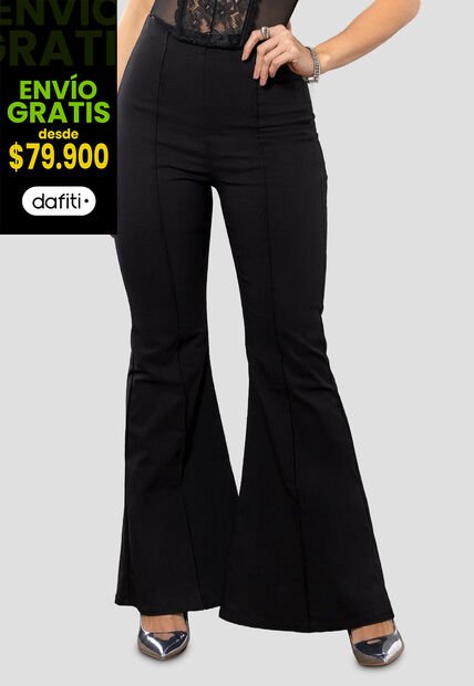 Pantalón Mujer Negro Mp 113840