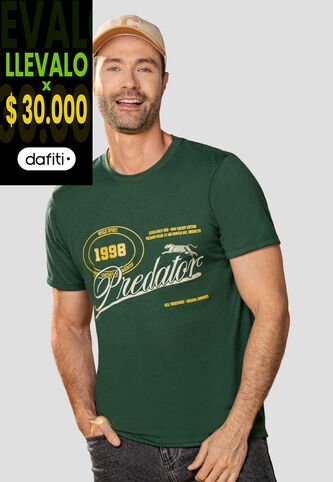 Camiseta Hombre Verde Pino Mp 114116 MP