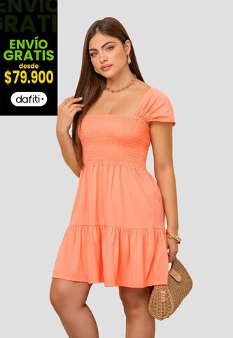 Vestido Mujer Salmon Mp 110868 MP