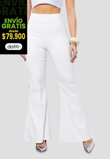 Pantalón Mujer Blanco Mp 113840