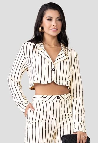 Blazer Mujer Blanco Mp 100294 MP