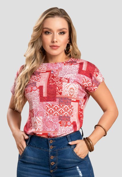 Camiseta Mujer Multicolor Mp 104215