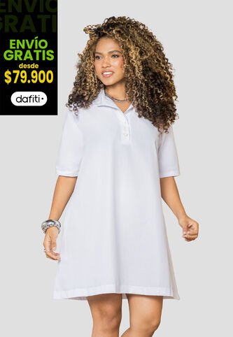 Vestido Corto Mujer Blanco Mp 113567 MP