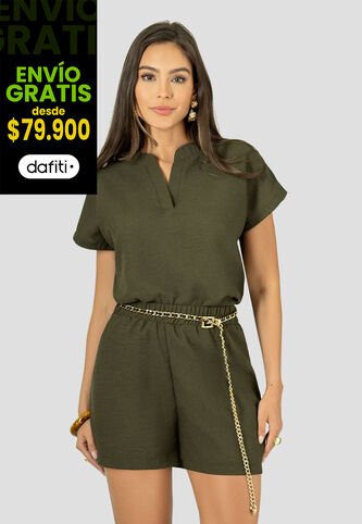 Conjunto Mujer Verde Militar Mp 112891 MP
