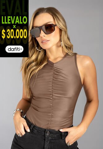 Blusa Mujer Chocolate Mp 113210 MP