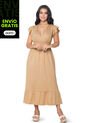 Vestido Largo Mujer Beige Mp 869 de MP