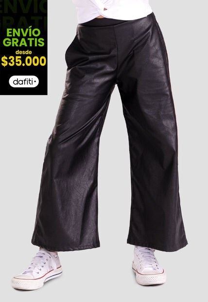 Pantalón Infantil Femenino Negro Mp 101119