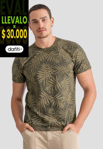 Camiseta Hombre Estampado Mp 113060 MP