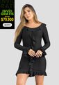 Vestido Corto Mujer Negro Mp 113936 de MP