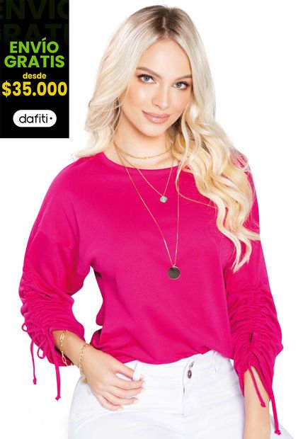 Buzo Mujer Fucsia Mp 92972