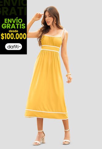 Vestido Largo Mujer Girasol Mp 110681 MP