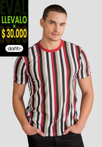 Camiseta Hombre Estampado Mp 112801 MP