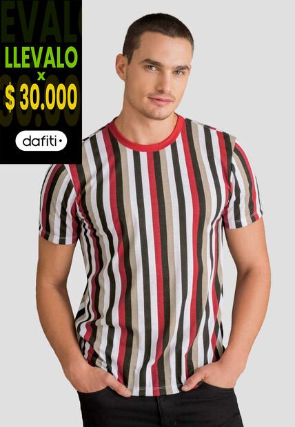 Camiseta Hombre Estampado Mp 112801