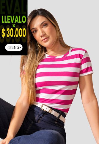 Camiseta Mujer Estampado Mp 112330 MP