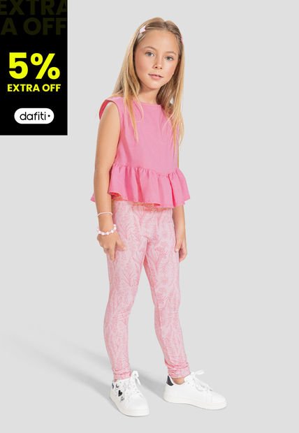 Conjunto Infantil Bebés Rosado Mp 106537