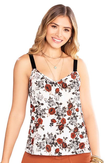 Blusa Mujer Blanco Mp 83182