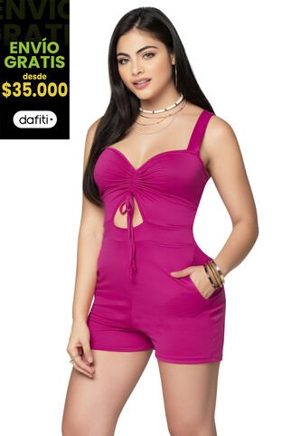 Enterizo Corto Mujer Fucsia Mp 91733 MP