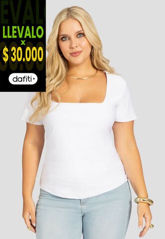 Blusa Mujer Blanco Mp 112235 MP