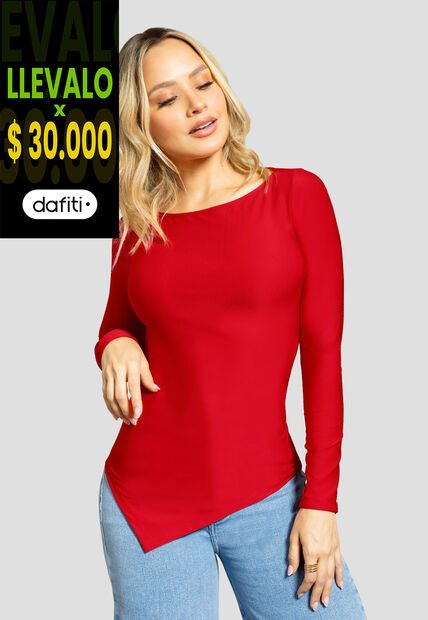 Blusa Mujer Rojo Mp 112265