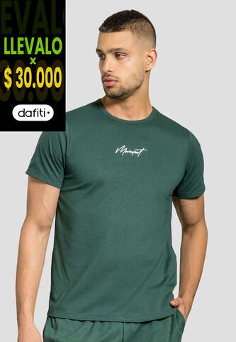 Camiseta Hombre Verde Pino Mp 100495 MP