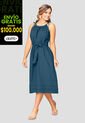Vestido Largo Mujer Azul Profundo Mp 110133 de MP