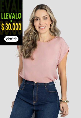 Blusa Mujer Rosa Polvo Mp 111795 MP