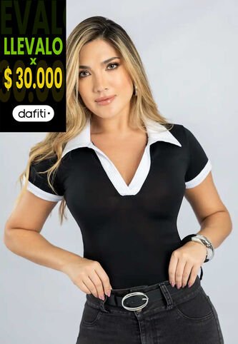 Polo Mujer Negro Mp 111394 MP