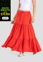 Falda Larga Mujer Rojo Mp 113478 de MP