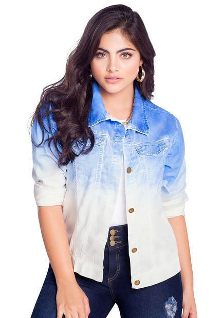 Chaqueta Mujer Azul Mp 95912