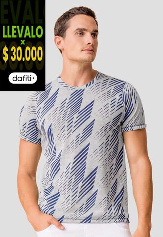 Camiseta Hombre Estampado Mp 111810 MP