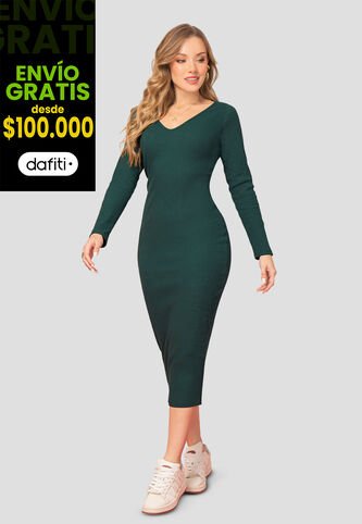 Vestido Mujer Verde Pino Mp 106977 MP