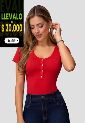Blusa Mujer Rojo Mp 111998 MP