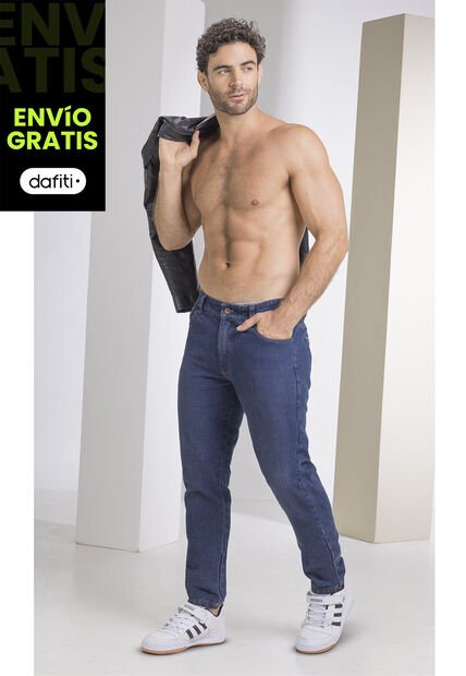 Jean Hombre Azul Navy Mp 7786