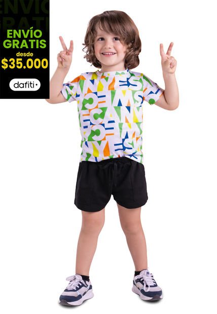Conjunto Infantil Masculino Multicolor Mp 3791