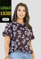 Blusa Mujer Estampado Mora Oscuro Mp 112218 de MP