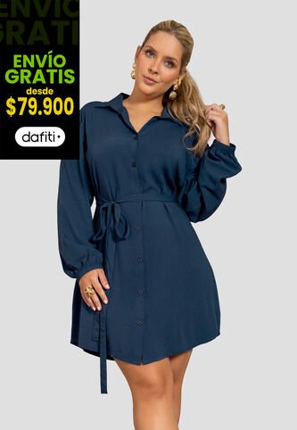 Vestido Mujer Azul Profundo Mp 112256 MP