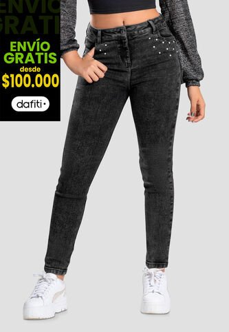 Jean Infantil Femenino Negro Mp 105501 MP