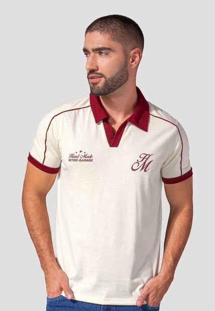 Polo Hombre Crema Mp 114981