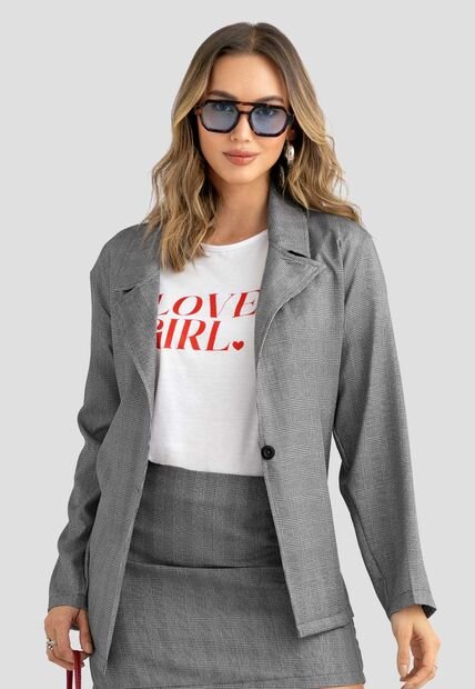 Blazer Mujer Estampado Mp 114656