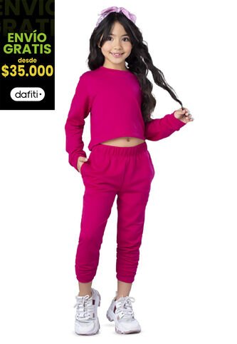 Conjunto Infantil Bebés Fucsia Mp 87285 MP