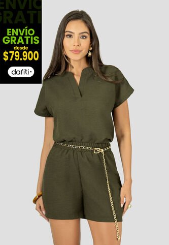 Conjunto Mujer Verde Militar Mp 112891 MP
